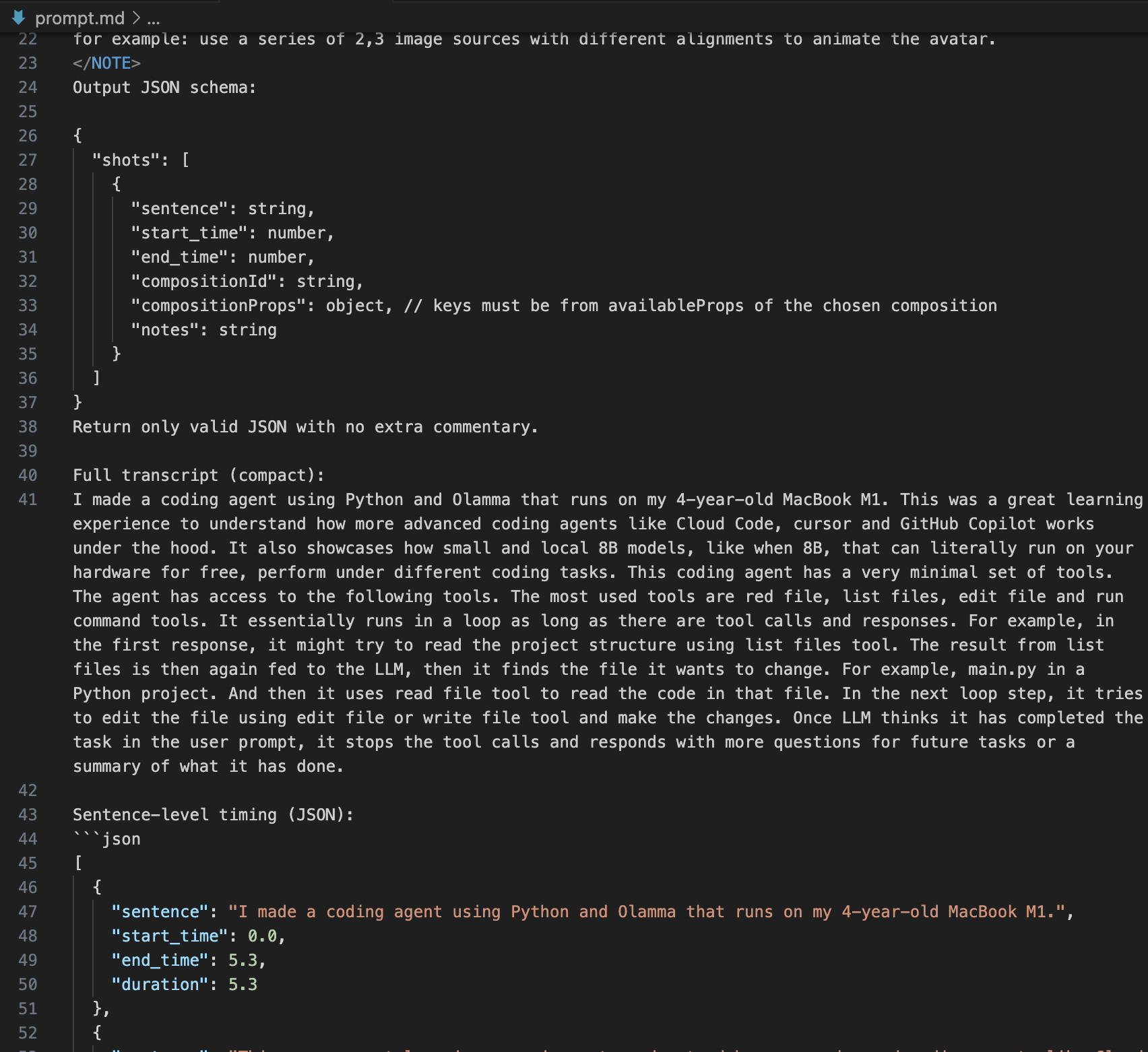 prompt.md file the api generates